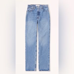 Abercrombie Ultra High Rise 90s Straight Jean Petite